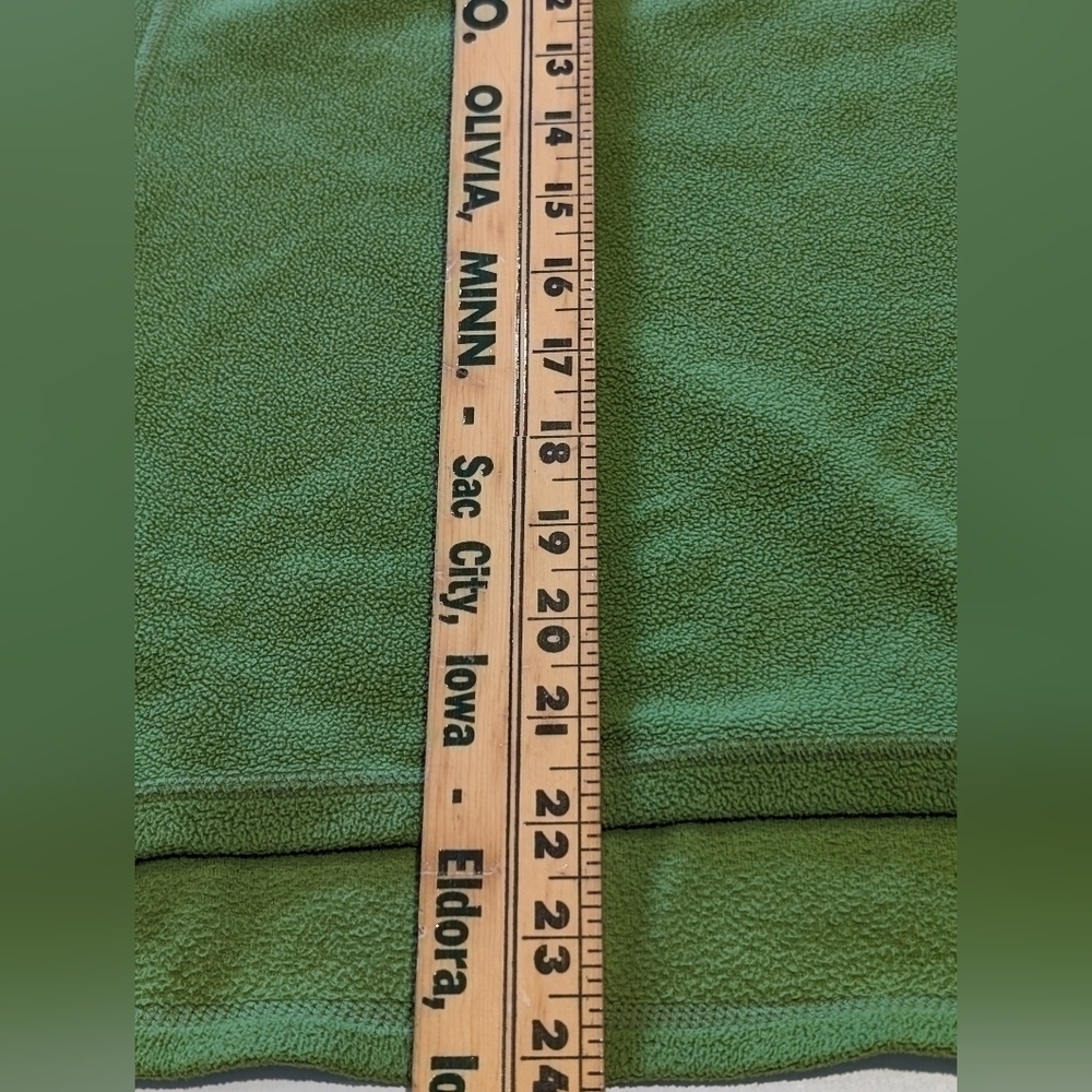 The North Face Women's Polartec 1/4 Zip Fleece Pullover Size Medium Green - Picture 10 of 11
